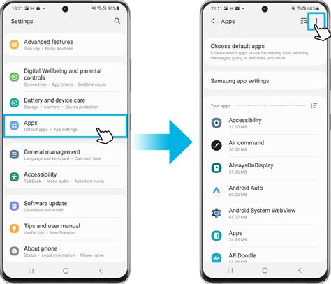 how to enable apps on android samsung