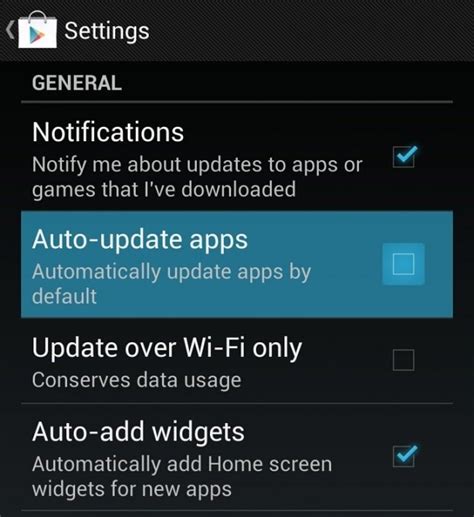 how to enable auto update apps on android