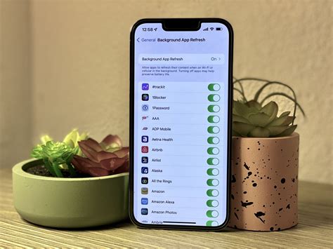 how to enable background app refresh in iphone 13