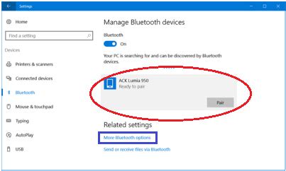 how to enable bluetooth driver on windows 10