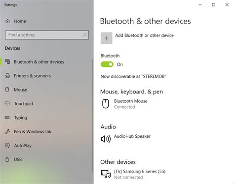 how to enable bluetooth tethering in windows 10