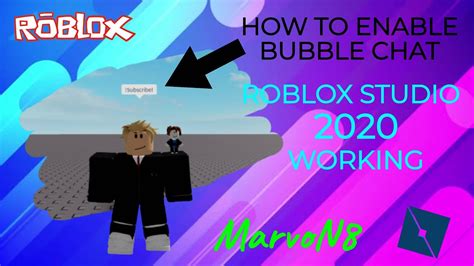 how to enable bubble chat in roblox studio