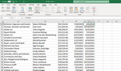 how to enable comments in excel