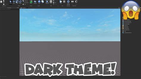 how to enable dark theme on roblox