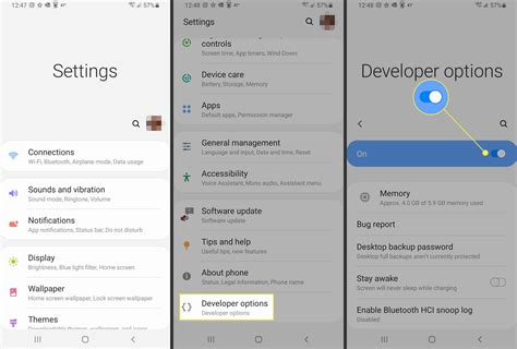 how to enable developer mode in android 14