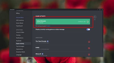 how to enable discord overlay on mac