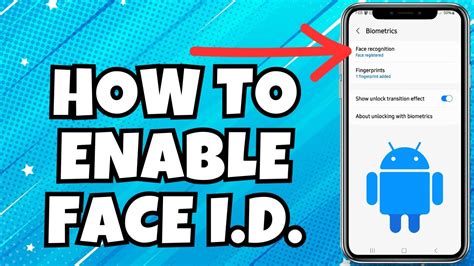 how to enable face id for apps android