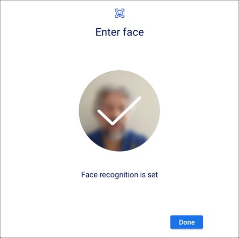 how to enable face recognition for app store