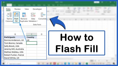 how to enable flash fill in excel on mac