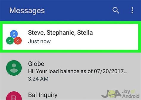 how to enable group text on android
