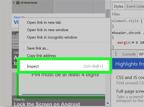 how to enable inspect element in chrome