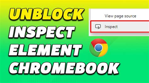 how to enable inspect element on chromebook