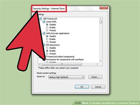 how to enable javascript in internet explorer