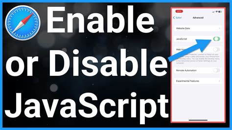 how to enable javascript on iphone 15