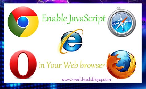 how to enable javascript on mobile browser