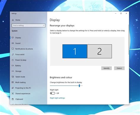 how to enable multi screen in windows 10