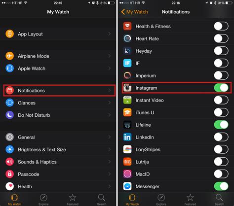 how to enable notifications in apple watch