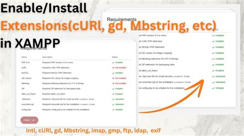 how to enable php zip extension in xampp