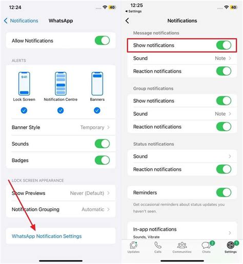how to enable whatsapp notifications in apple watch