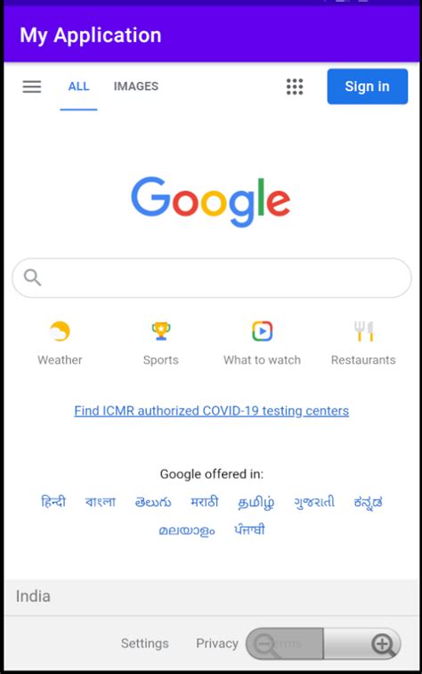 how to enable zoom in webview android
