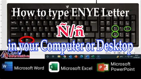 how to encode enye in word