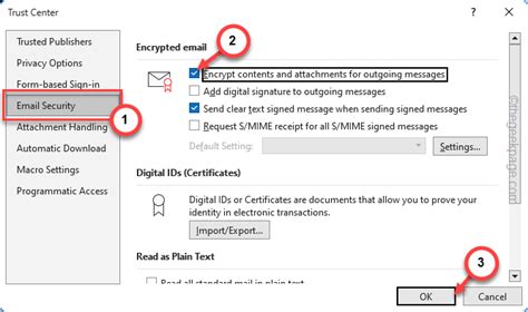 how to encrypt a file in outlook
