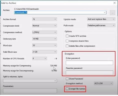 how to encrypt a word file windows 10