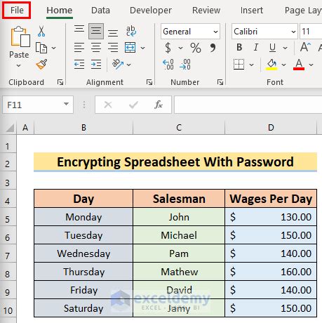 how to encrypt text in excel