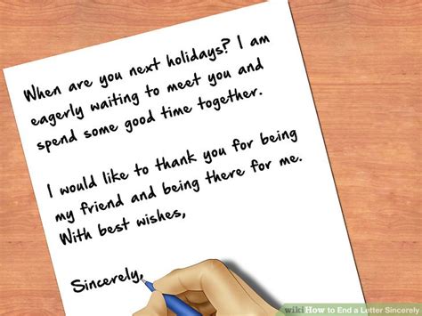 how to end a letter with sincerely yours