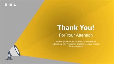 how to end a presentation thank you example