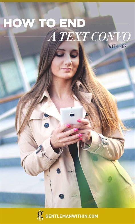 how to end a text conversation with a girl