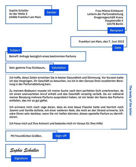 how to end an email in german