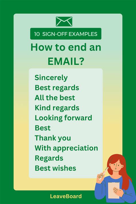 how to end an email without sincerely