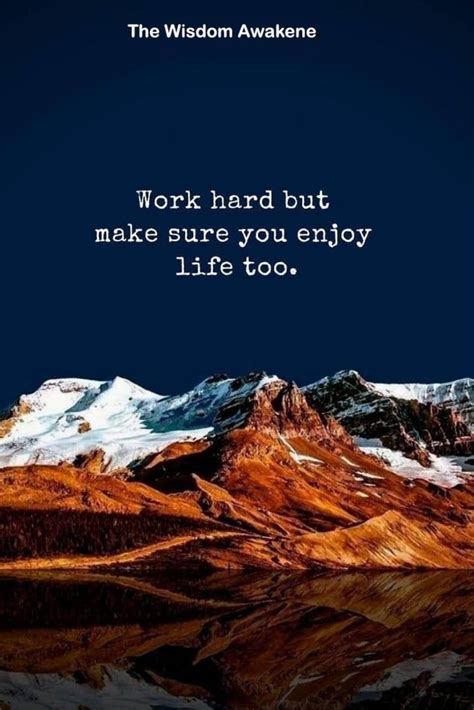 how to enjoy working hard