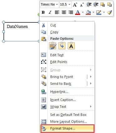 how to enlarge text box in word
