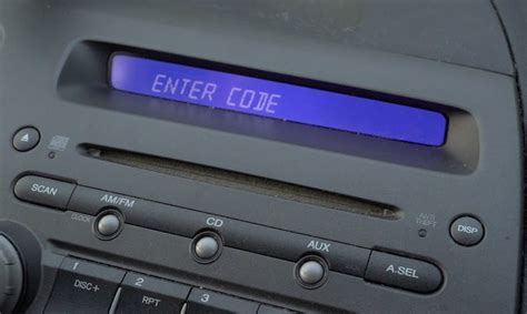 how to enter car radio code