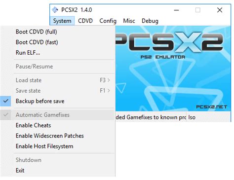 how to enter cheat codes pcsx2
