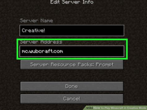 how to enter creative mode in minecraft server