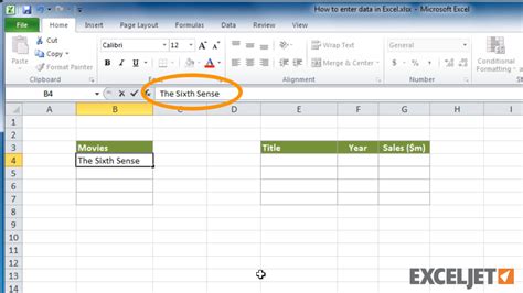how to enter data in one cell in excel