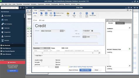 how to enter debit note in quickbooks