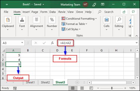 how to enter in excel formula