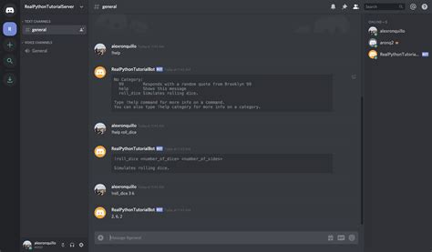 how to enter python code in discord