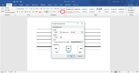 how to enter text lines in word