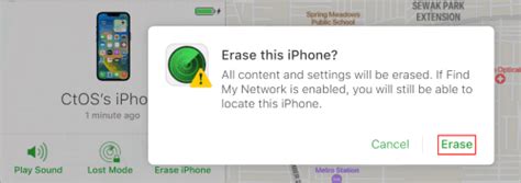 how to erase data on iphone when screen is broken