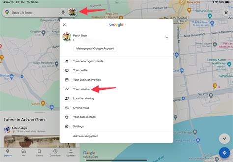 how to erase google maps data