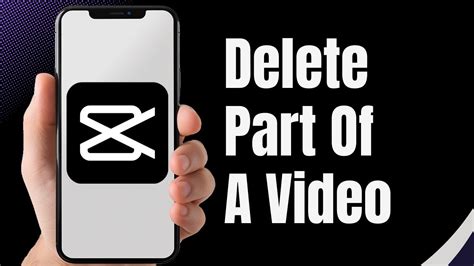 how to erase part of video in capcut