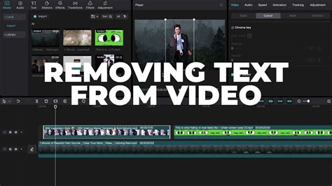 how to erase text from video in capcut