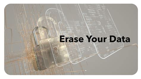 how to erase your data from the internet