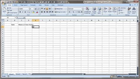 how to excel work in computer