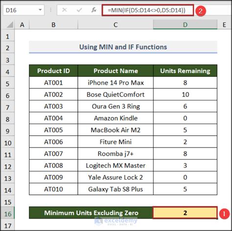 how to exclude zero from count in excel